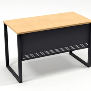 RECTANGULAR TABLE ON TUBULAR LEG